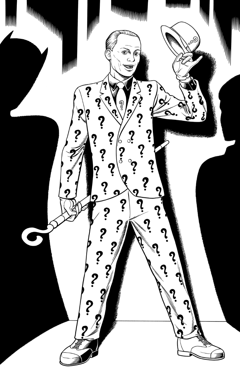 The Riddler from BATMAN '66!, in Brendon and Brian Fraim's Commissions -  2015 Comic Art Gallery Room