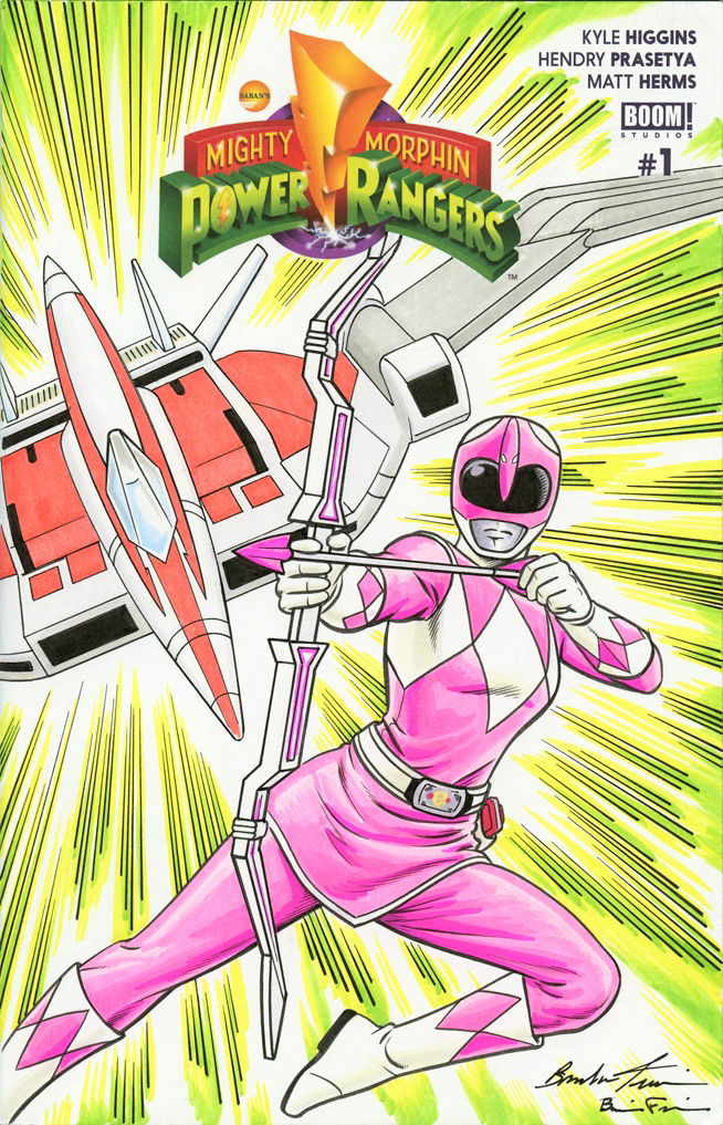 Mighty Morphin Power Rangers Pink #1 Pena Coloring Book Variant Boom 2016 –  Ultimate Comics