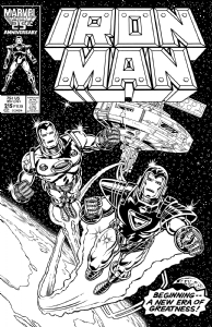 IRON MAN #215 Cover Recreation!, Comic Art