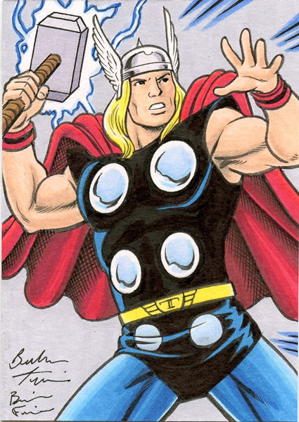 THOR Sketch Card!, in Brendon and Brian Fraim's Commissions - 2021 ...