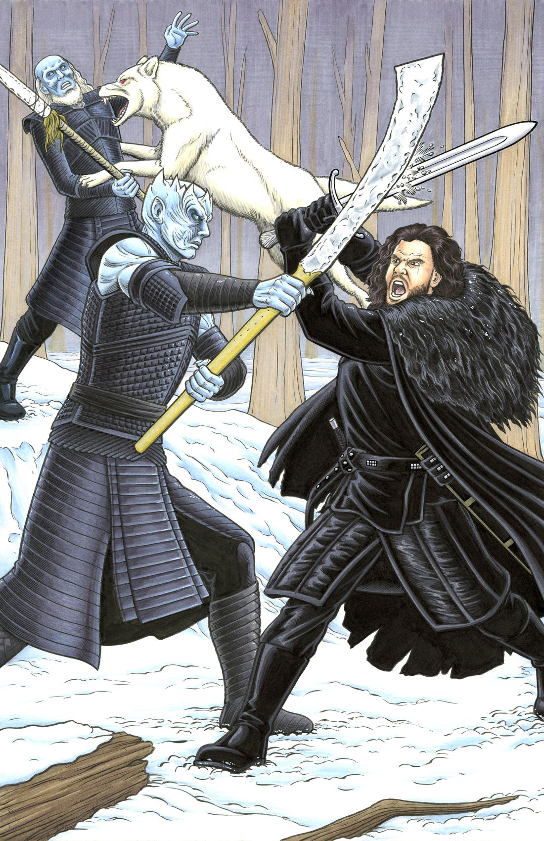 GAME OF THRONES: JON SNOW #2, in Brendon and Brian Fraim's Commissions ...