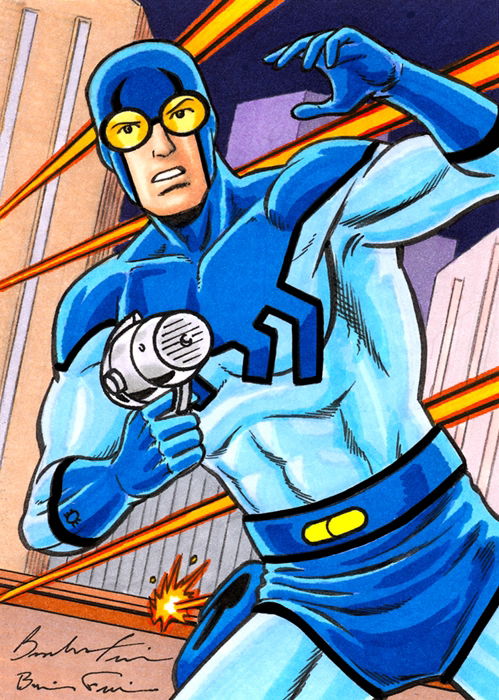 Blue Beetle 3!, in Brendon and Brian Fraim's COLOR SKETCH CARDS! Comic ...