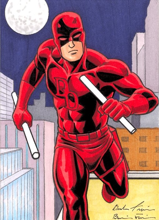 Daredevil 03!, in Brendon and Brian Fraim's COLOR SKETCH CARDS! Comic ...