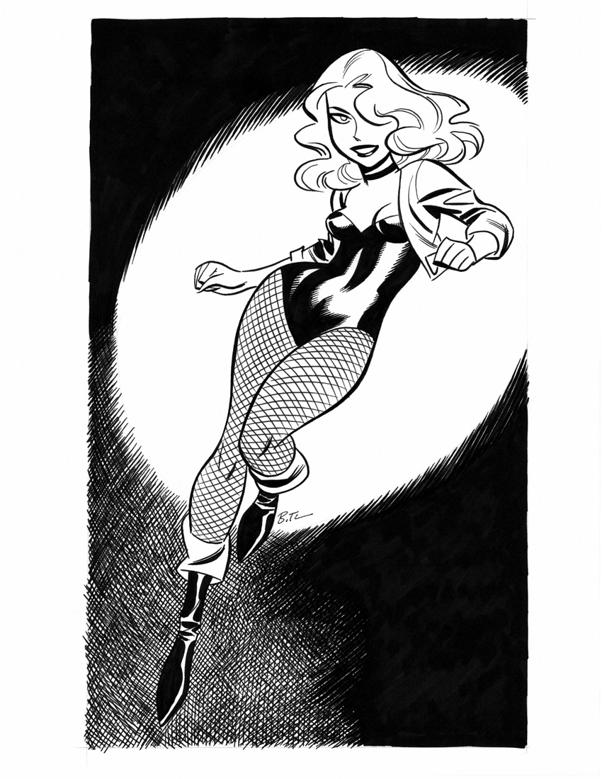 Scrupulous Gøre klart vision Black Canary by Bruce Timm!, in Brendon and Brian Fraim's Our Original Art  Collection! Comic Art Gallery Room