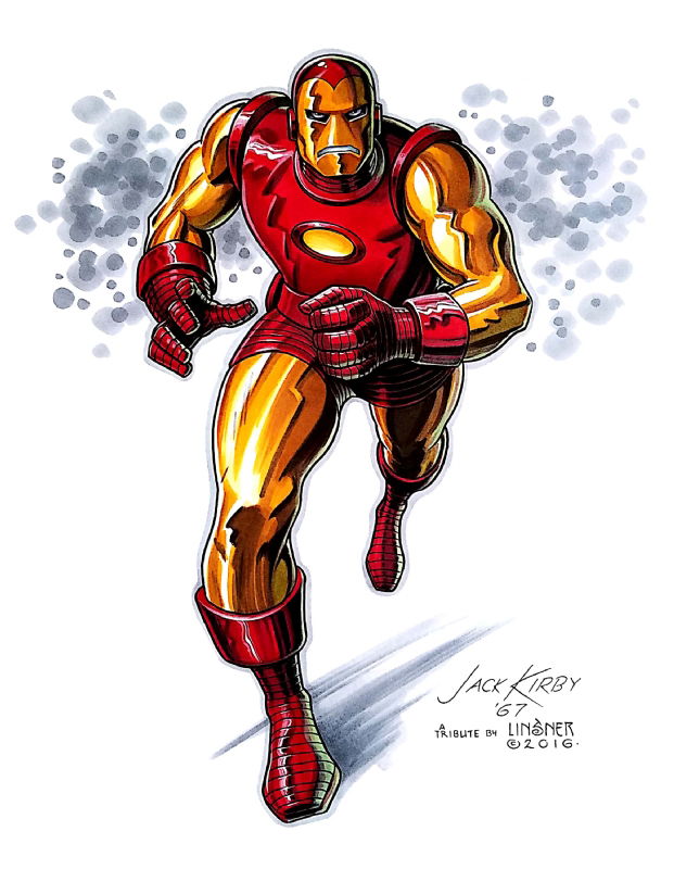 Iron Man - Joseph Michael Linsner, in Brian C.'s Original Art Comic Art ...