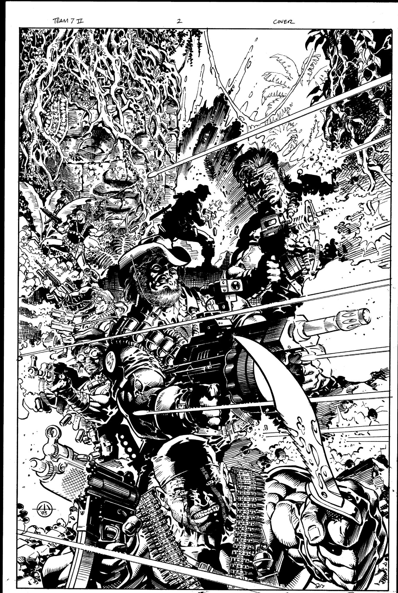 Team 7: Objective: Hell. Issue 2 Cover by Chris Warner, in Greg C.'s ...