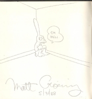 Bongo from  Life In Hell  pre-Simpsons illustration by Matt Groening 1988 Comic Art