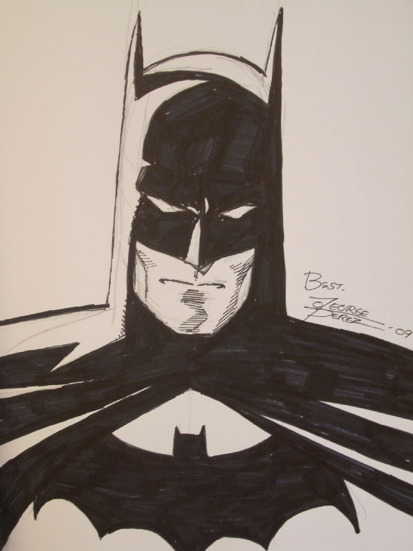 Batman by George Perez, in Todd Wilson's Chicago Comic Con 2009 Comic ...