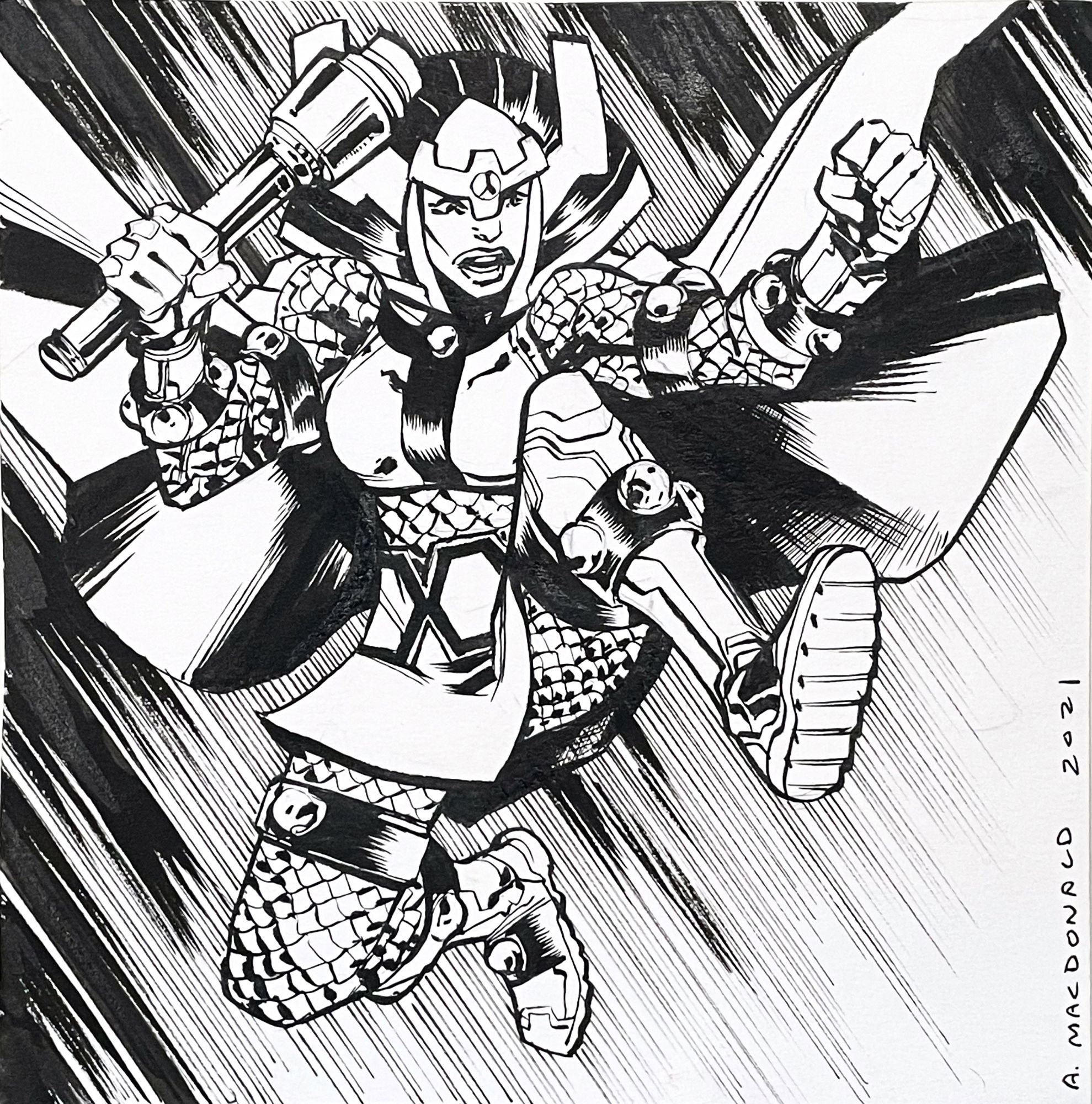 Big Barda- Andy Macdonald, in Hunter Venable's Mister Miracle and Big ...