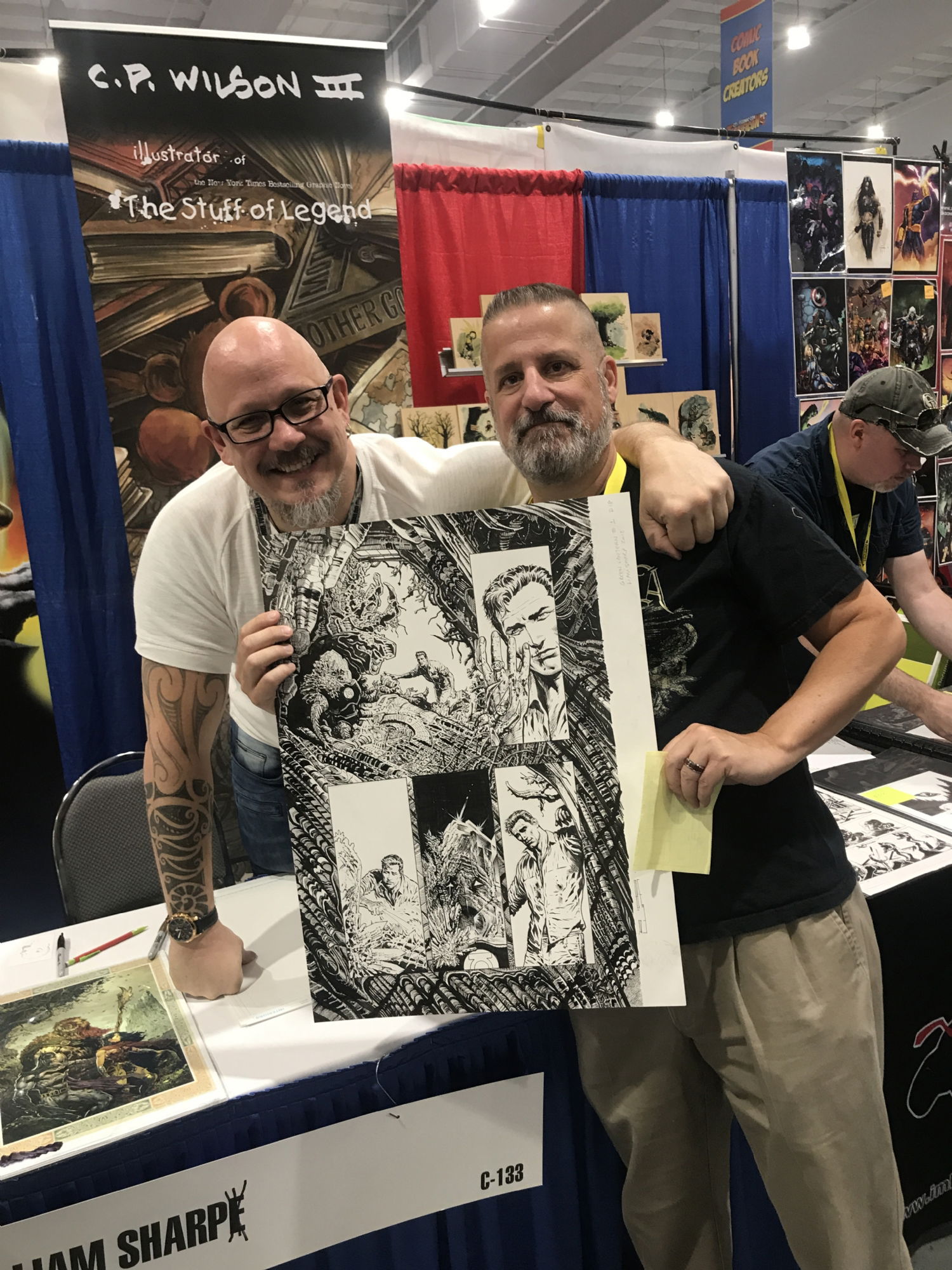 Liam and I at Terrificon , in Mike (aka Off White) White's Liam Sharp ...