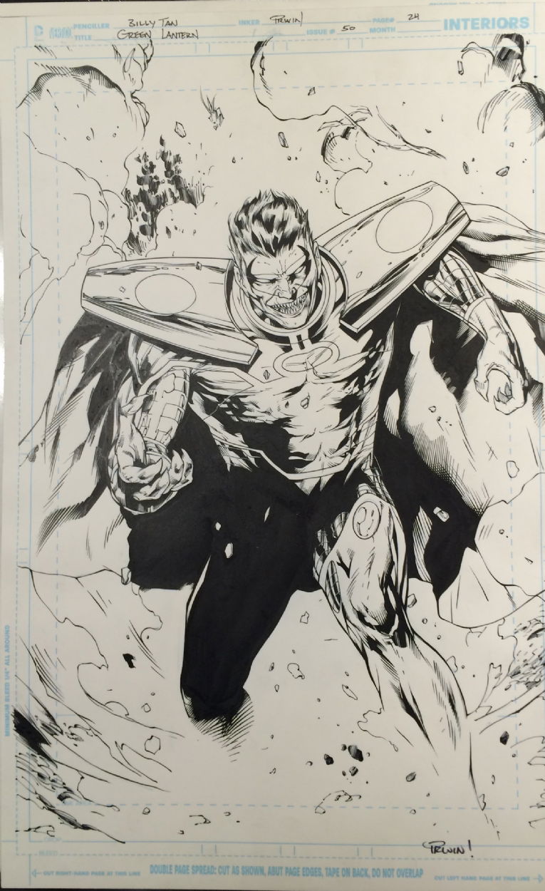 Green Lantern issue #50 page #24 by Billy Tan & Mark Irwin, in Mike ...