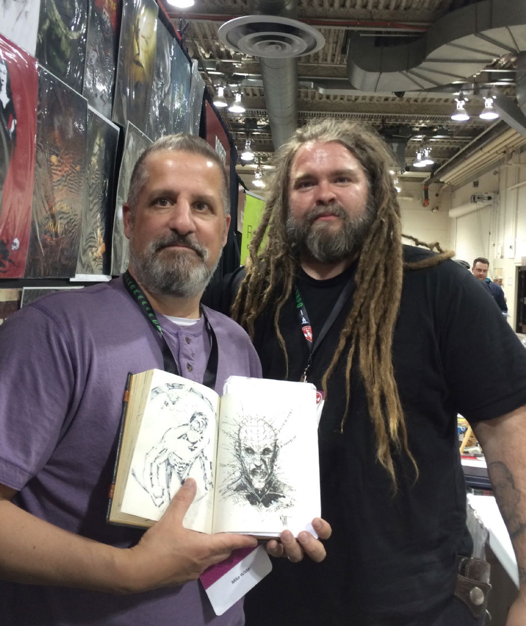 Me with Nat Jones, in Mike (aka Off White) White's Nat Jones Comic Art ...