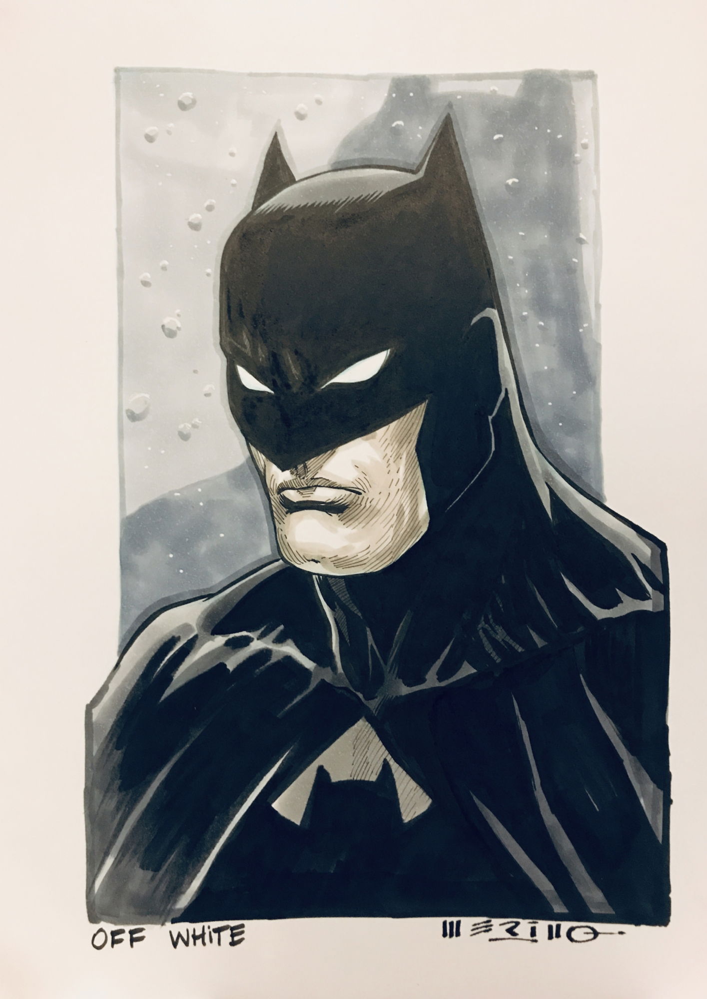 Batman by Jesus Merino , in Mike (aka Off White) White's Jesus Merino Comic  Art Gallery Room