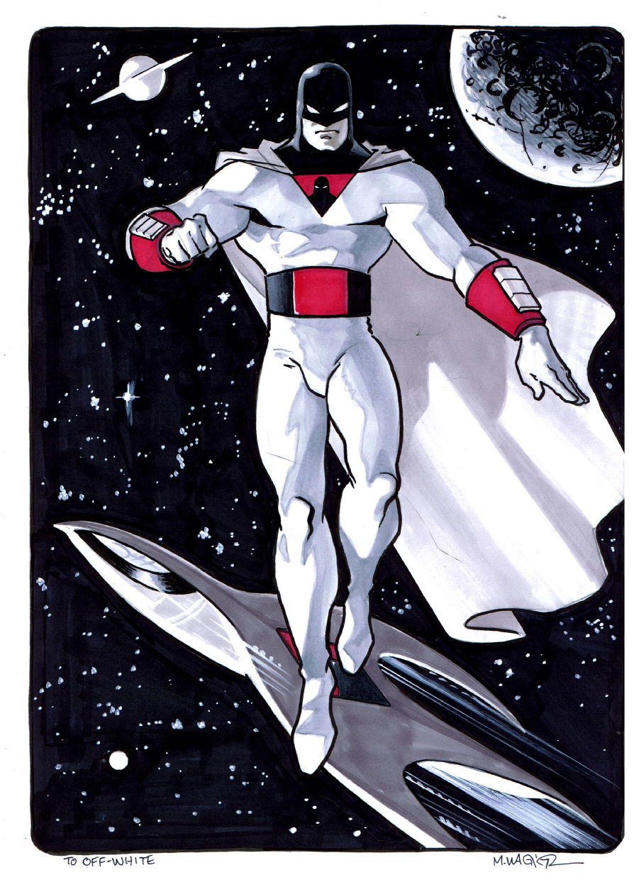 Space Ghost by Matt Wagner, in Mike (aka Off White) White's Matt Wagner