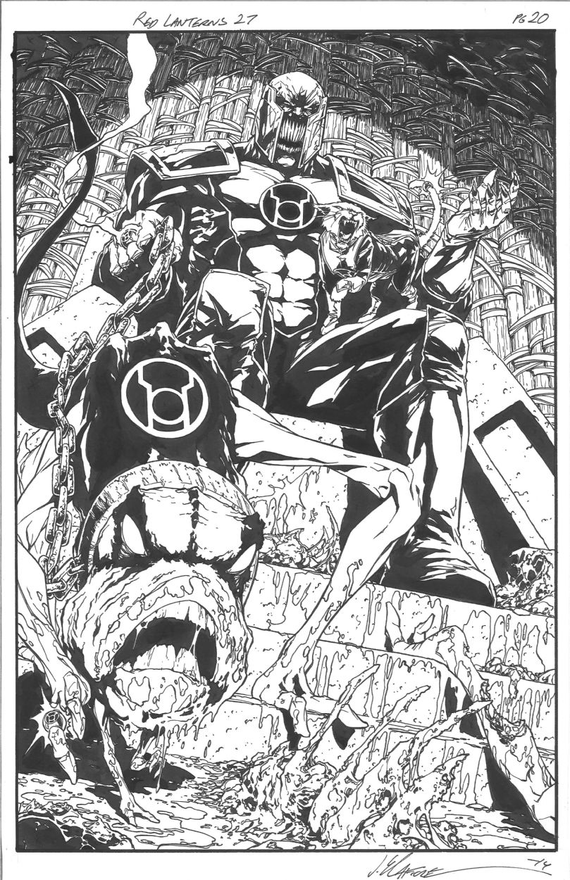 Red Lanterns Issue 27 Page 20 By Jim Calafiore In Mike Aka Off