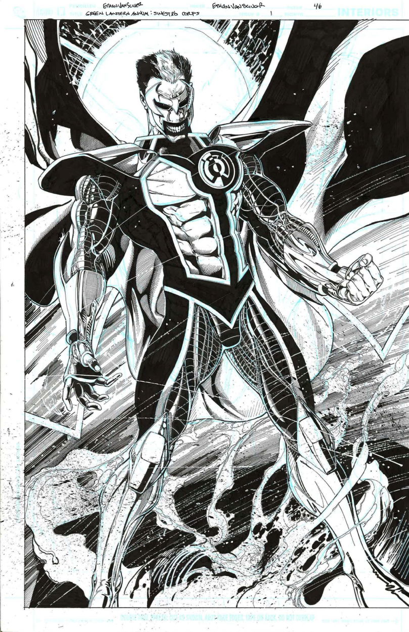 Green Lantern Sinestro Corp Special 1 Page 46 By Ethan Van Sciver In Mike Aka Off White