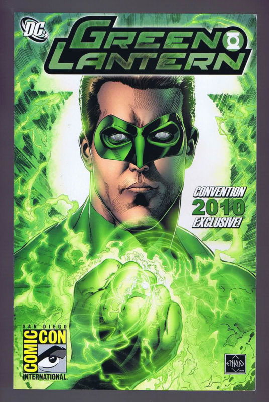 Green Lantern Origin Issue 2010 San Diego Comic Con Exclusive Ryan Reynolds Cover By Ethan Van