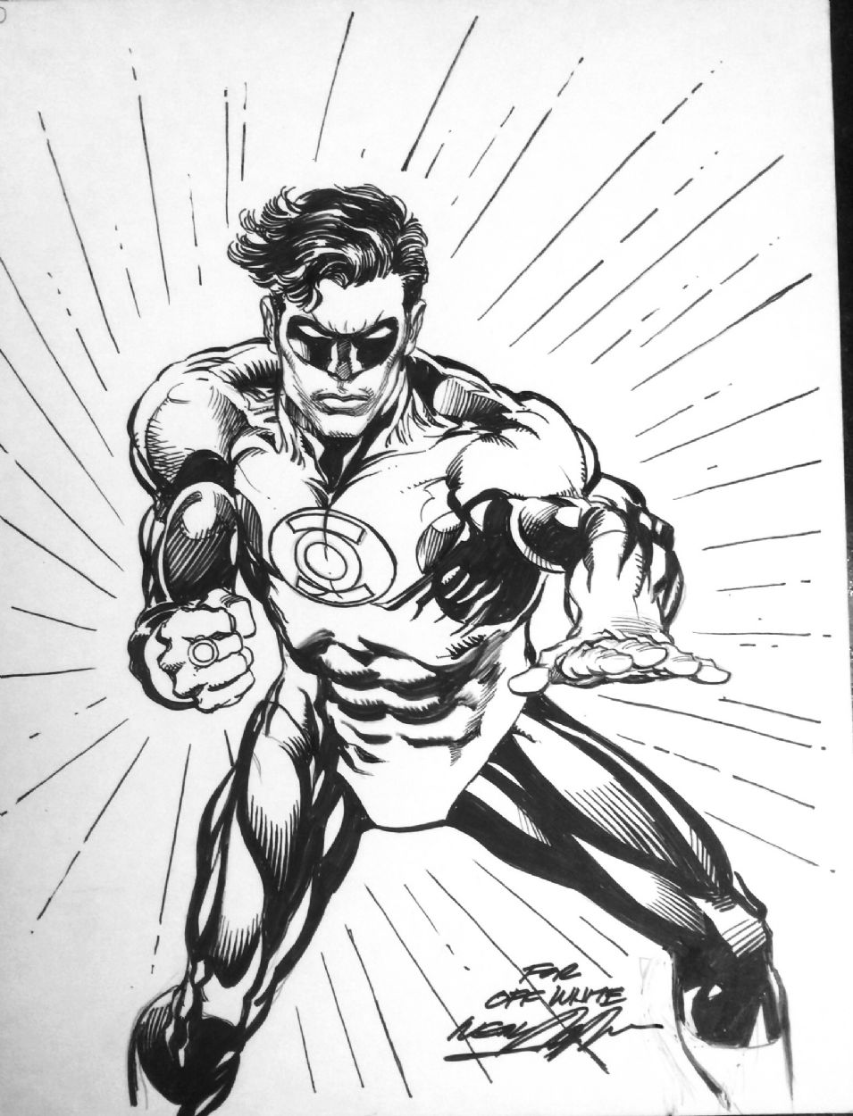 Green Lantern By Neal Adams, In Mike (aka Off White) White's Neal Adams ...