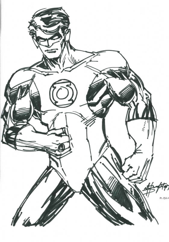 Hal Jordan by Mark Bright, in Mike (aka Off White) White's Mark Bright ...