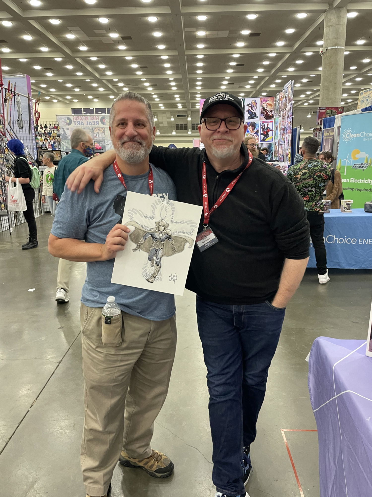 Me with Cully Hamner at Baltimore Comic Con, in Mike (aka Off White ...