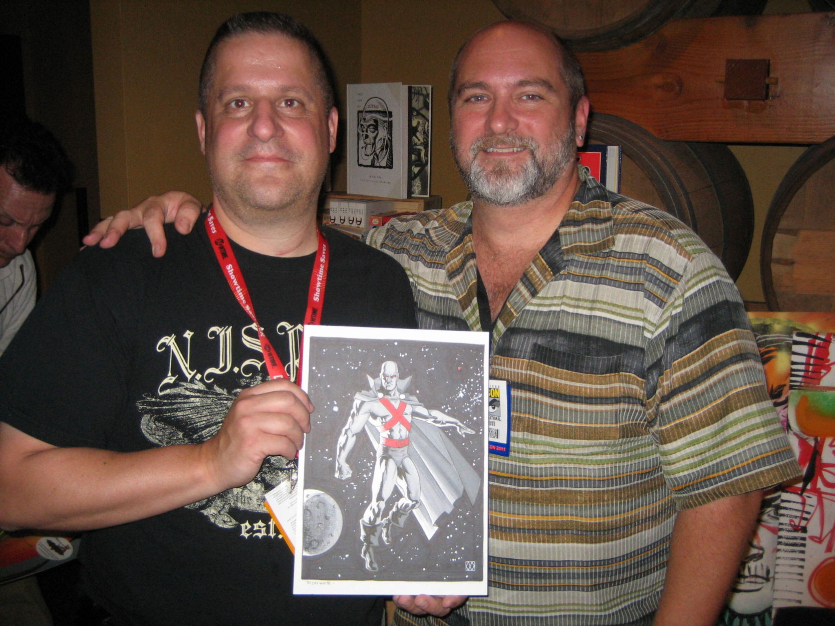 Me and Matt Wagner at SDCC 2011, in Mike (aka Off White) White's ...