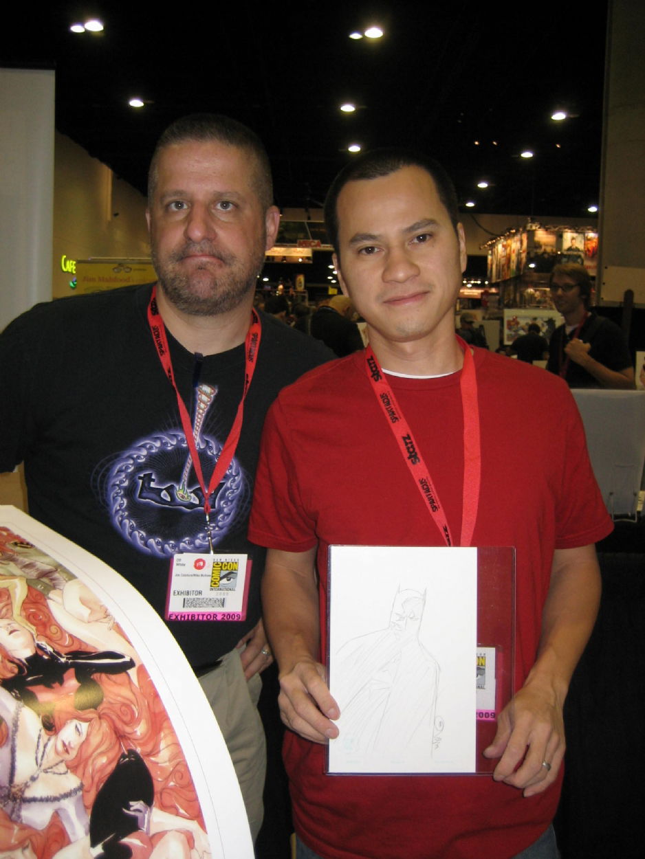 Me and Dustin Nguyen at SDCC 2009, in Mike (aka Off White) White's PBA ...