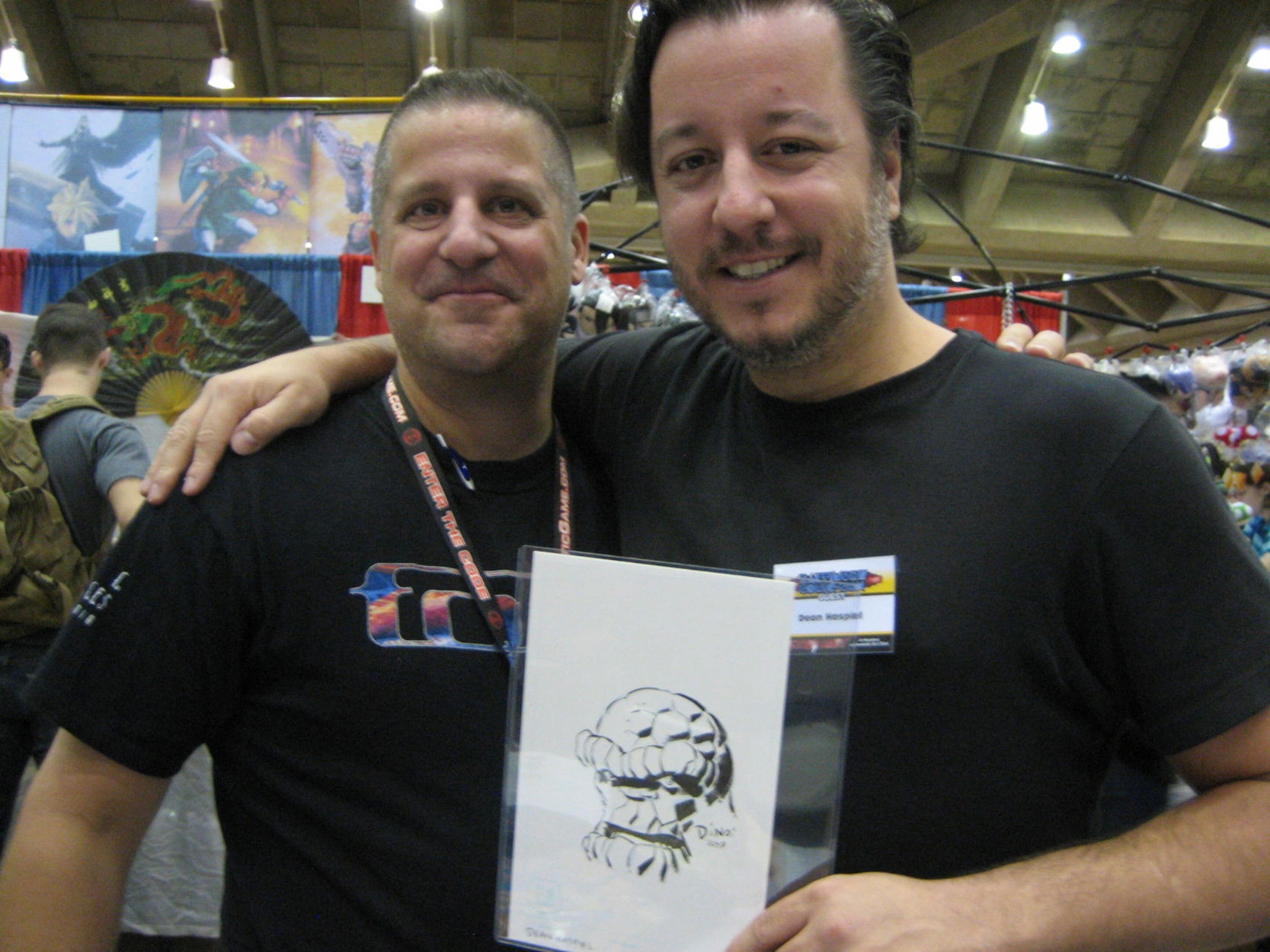 Me and Dean Haspiel at Baltimore Con 2009, in Mike (aka Off White ...