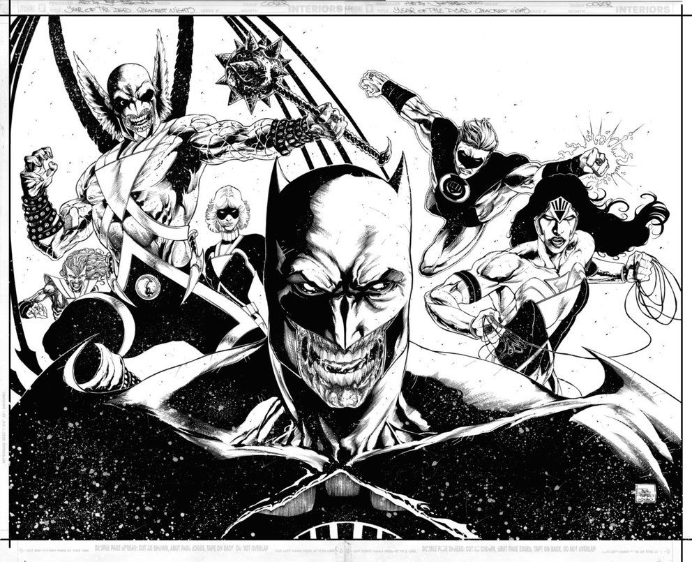 Year of The Dead (Blackest Night) cover to Joe Prado's Sketchbook, in ...