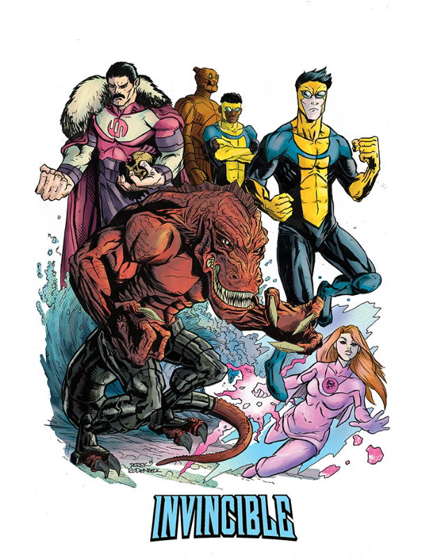 Invincible.  Invincible comic, Image comics, Comic books art