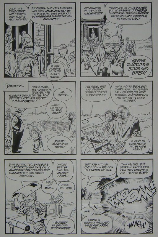 Kevin Nowlan JBQ page 5, in Scott Dunbier's Kevin Nowlan Jack B Quick 2 ...