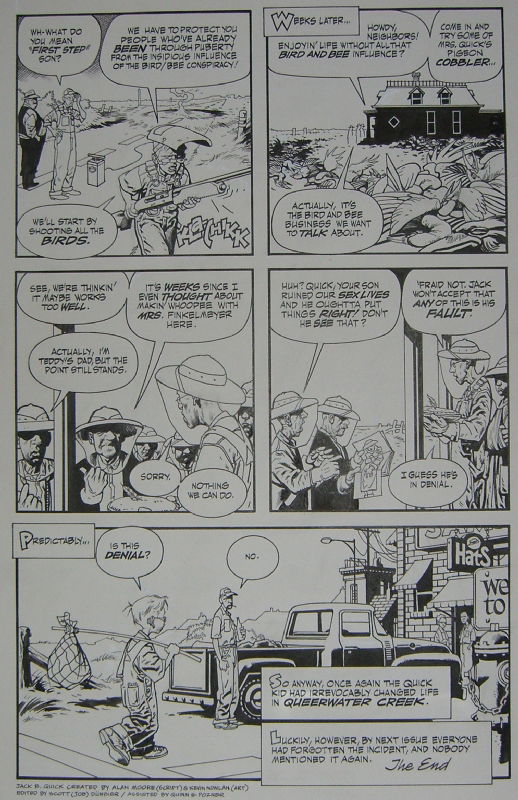 Kevin Nowlan JBQ page 6, in Scott Dunbier's Kevin Nowlan Jack B Quick 2 ...