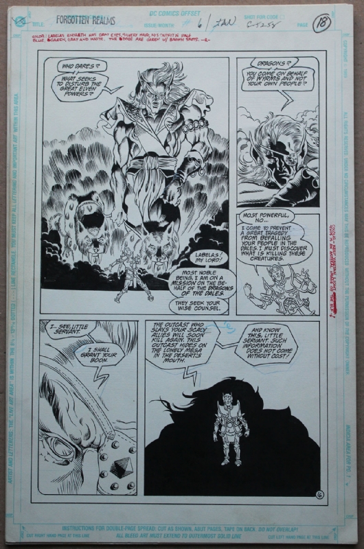 DC Comics The Dragonreach Saga Forgotten Realms Part 2 of 4 Issue 6!