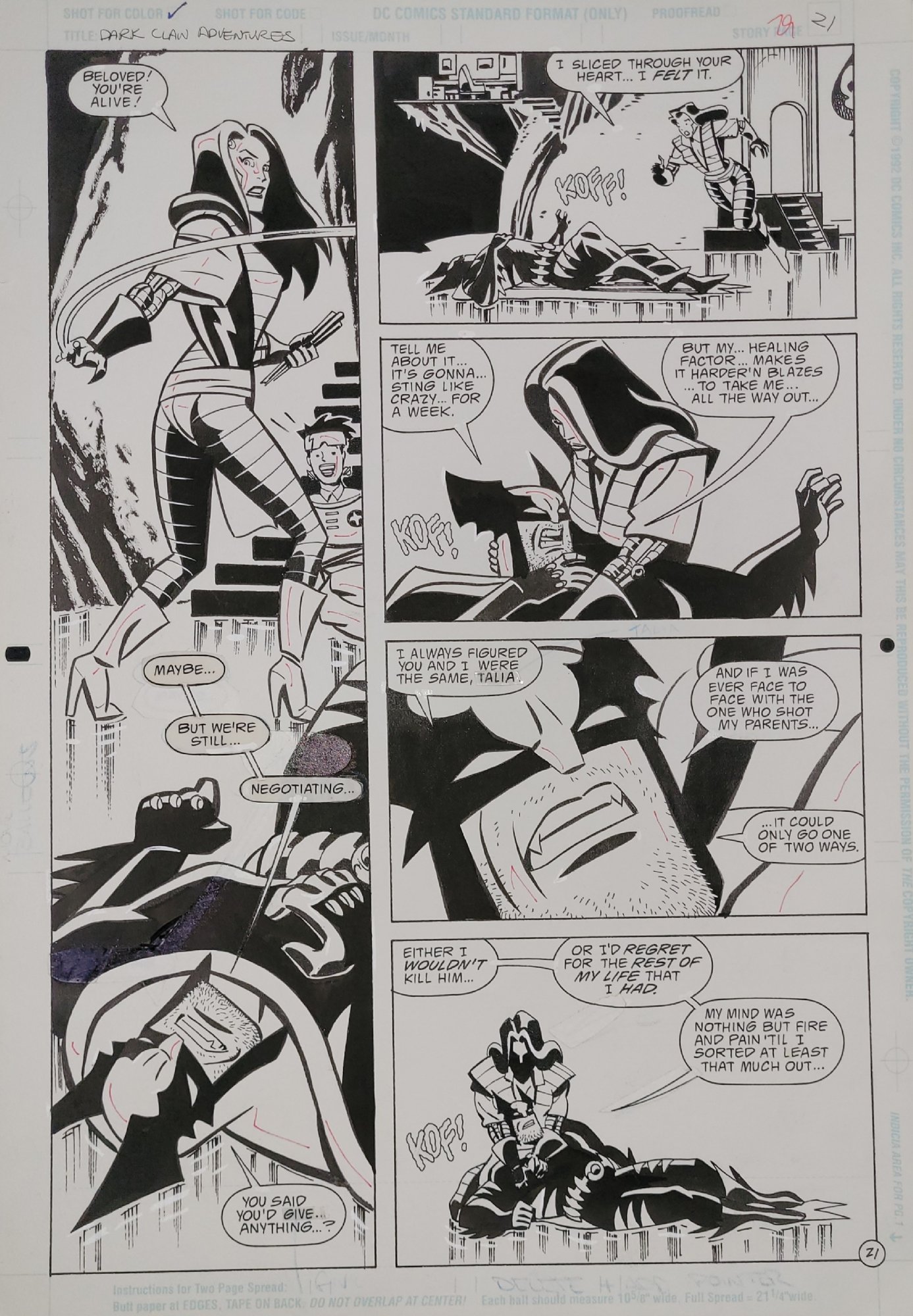 Dark Claw Adventures #1 AMALGAM second series 1997 Marvel and DC (half  Batman/half Wolverine), in Jordan Joanou's z12 DARK CLAW and the AMALGAM  UNIVERSE pages Comic Art Gallery Room