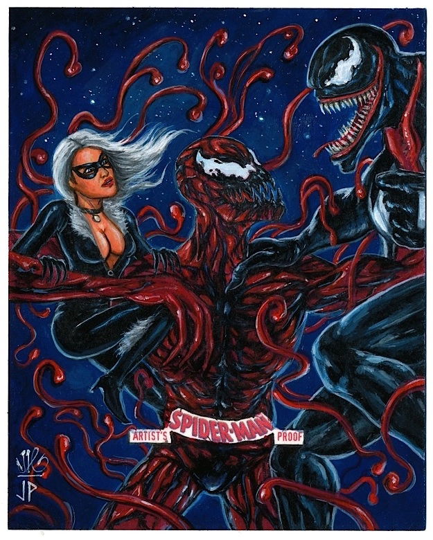 Black cat and venom special x3d. Черная кошка x Веном. Карнаж и черная кошка. Черная кошка Веном против Карнажа. Веном и черная кошка любовь.