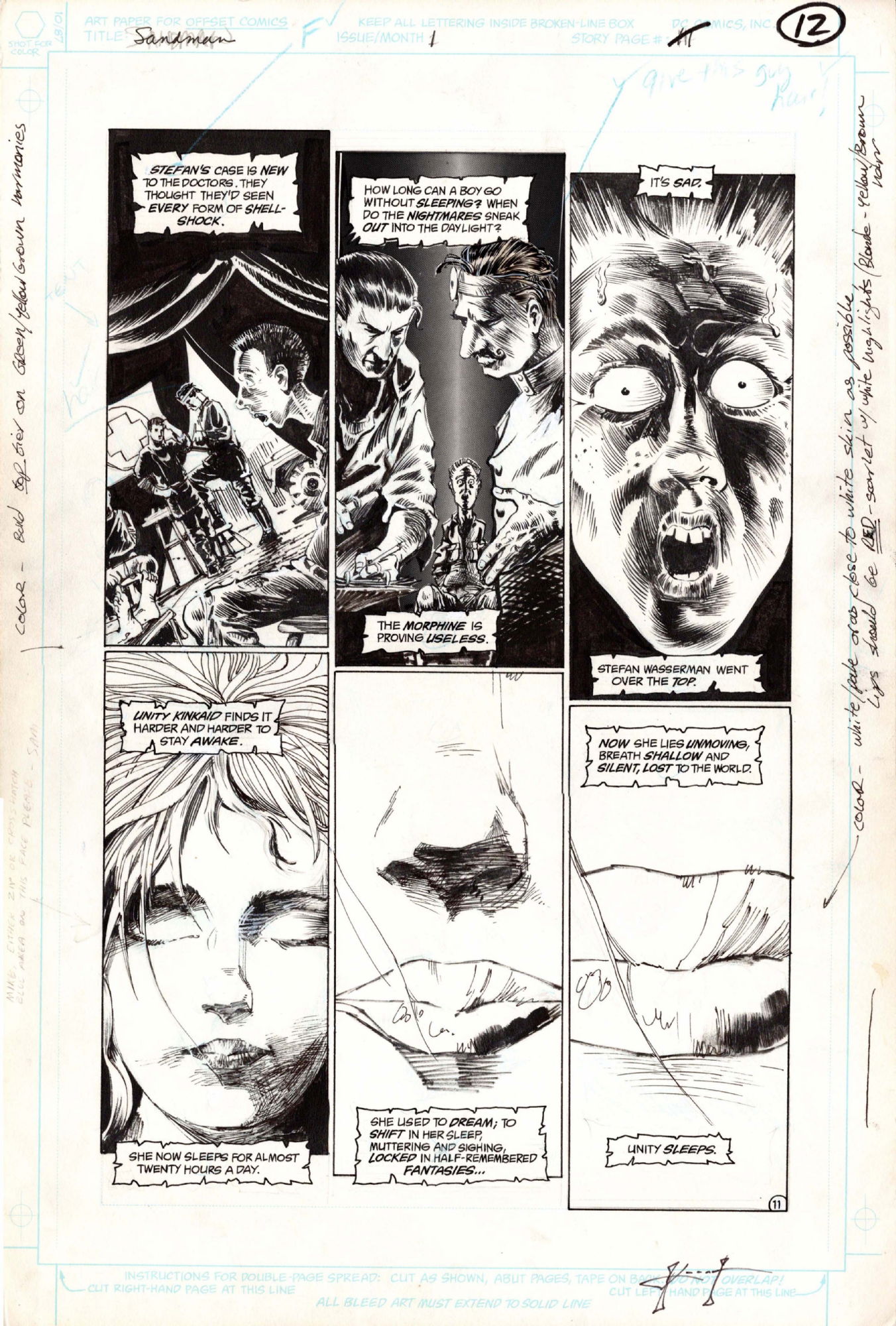 Kieth Sam Sandman Issue 1 Page 11 Jan 19 In Chris K S Sandman The Bachalo Dringenberg Hempel Jones Keith Mcmanus Muth Thompson Vess Zulli Comic Art Gallery Room