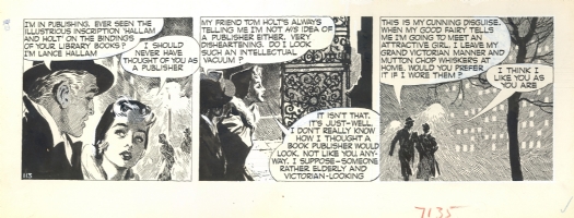 Wright, David - Carol Day, 113 (Monday, January 21, 1957) Comic Art
