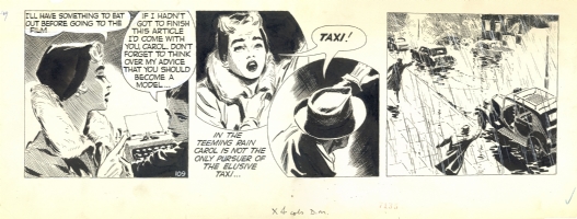 Wright, David - Carol Day, 109 (Wednesday, January 16, 1957) Comic Art