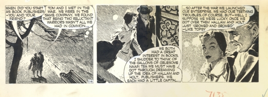 Wright, David - Carol Day, 114 (Tuesday, January 22, 1957) Comic Art