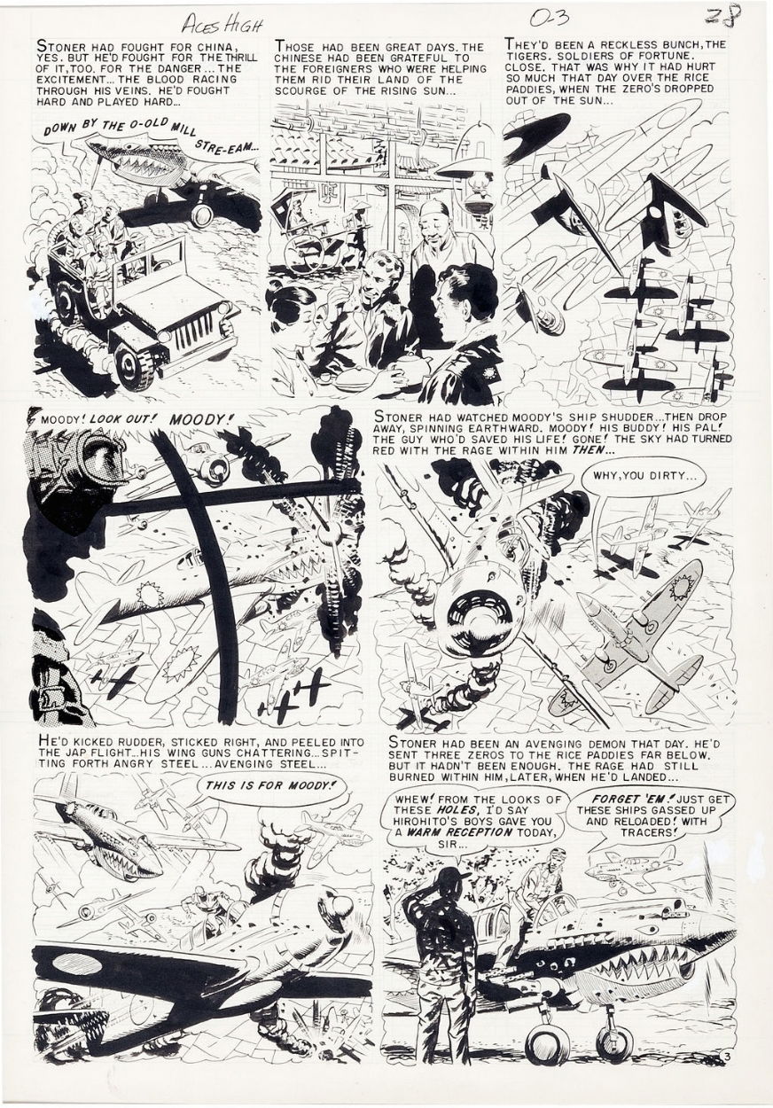 Wood, Wally - Aces High, issue 5, page 28 (3 of 7) [Dec 1955], in Chris ...