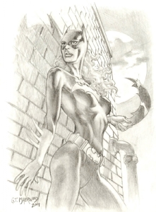 Batgirl Illustration (2001) Comic Art