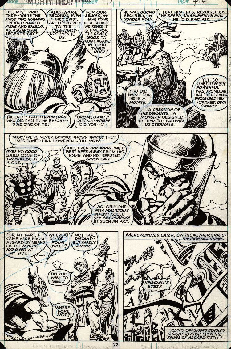 Walt Simonson: Thor Annual #7 pg. 22, in My NAME IS LEGION's 60's-70's ...