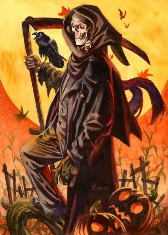 BRERETON Grim Reaper, in Clint Ludwick's Other Artists! Comic Art