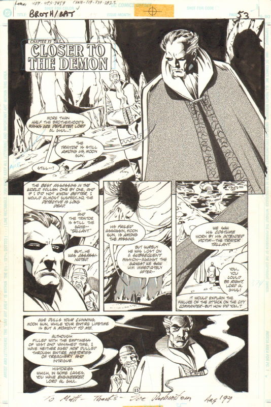 Batman: Brotherhood of The Bat 1 pg 53, in James Corum's Other pages Comic  Art Gallery Room