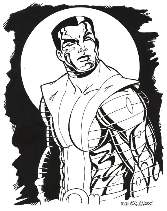 Chris Rich-McKelvey Colossus, in Scott Hamilton's My Con Sketches Comic ...