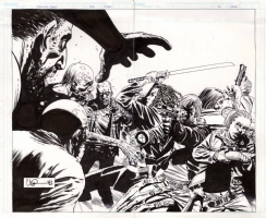 Walking Dead #106 cover - Charlie Adlard, Comic Art