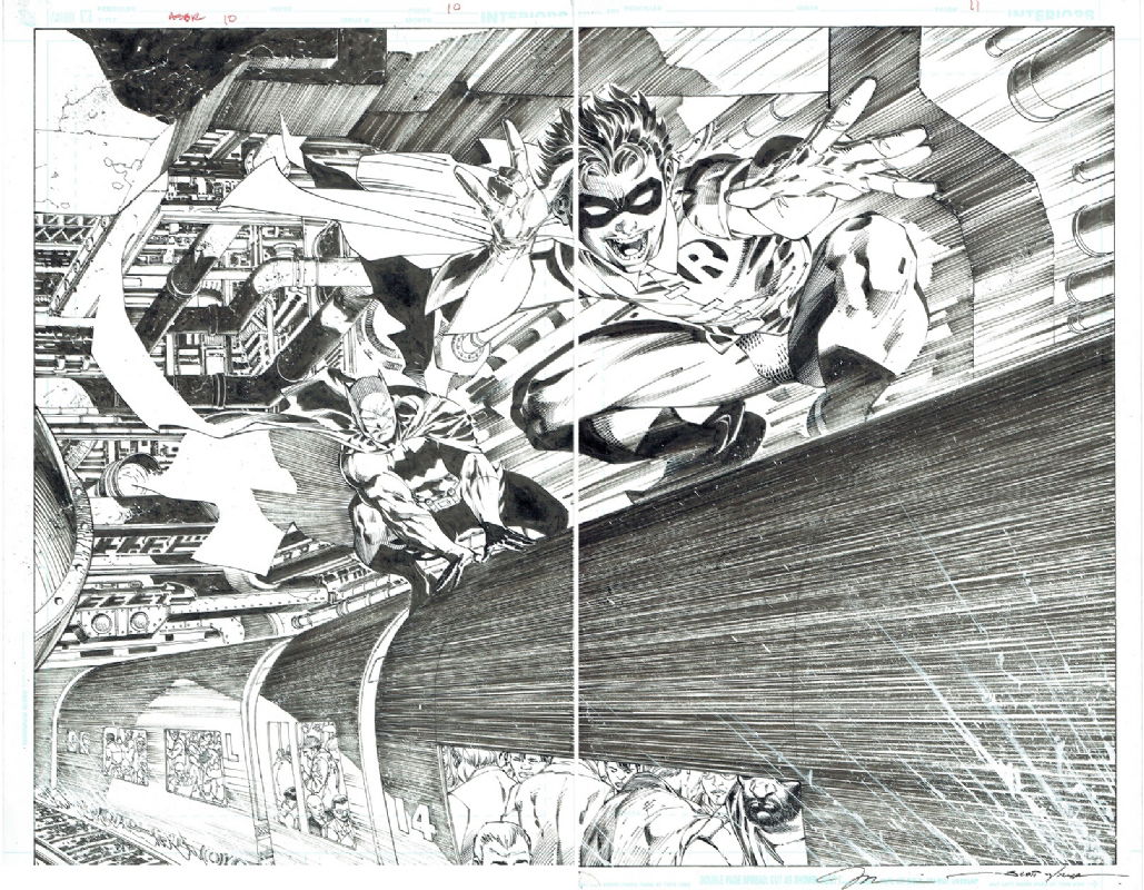 Jim Lee and Scott Williams Splash ASB&R issue 10 pg 10-11, in d raj's ...