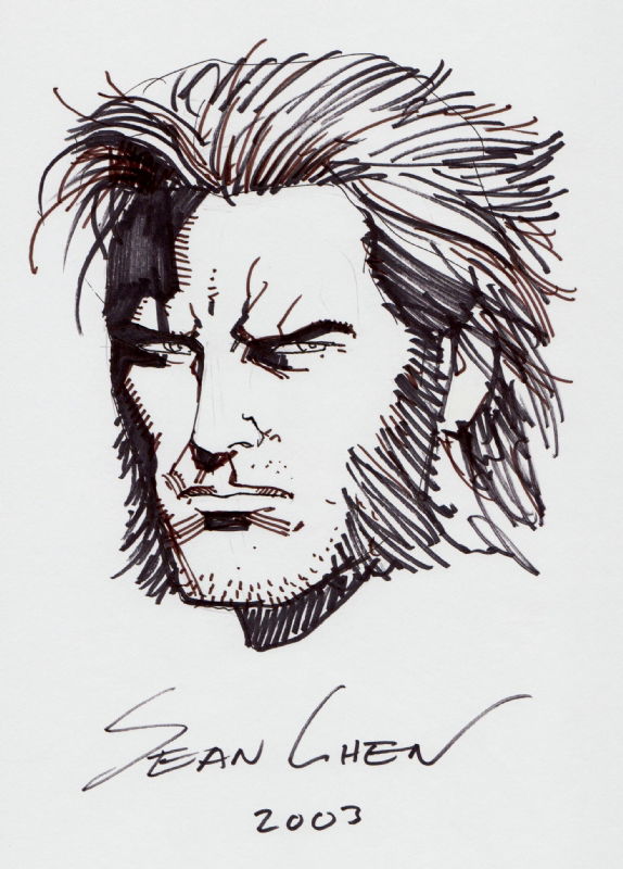 Wolverine by Sean Chen, in Jeff Smith's First Sketchbook Comic Art ...