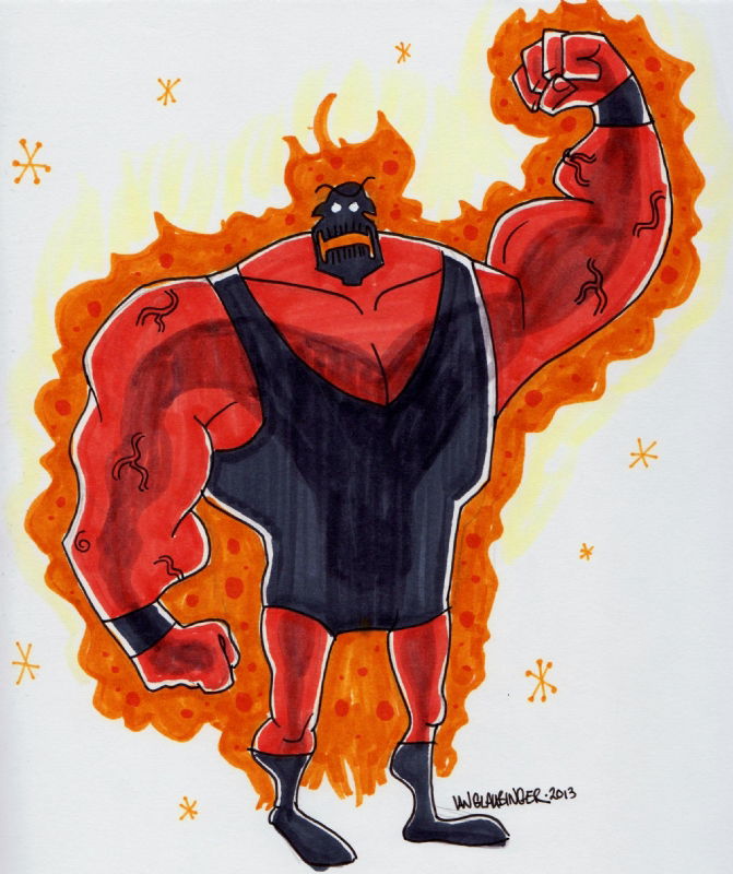 Brimstone by Ian Glaubinger, in Jeff Smith's DC Villains Sketchbook ...