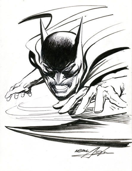 Batman Bat A Rang In Jason Adamss Neal Adams Comic Art Gallery Room