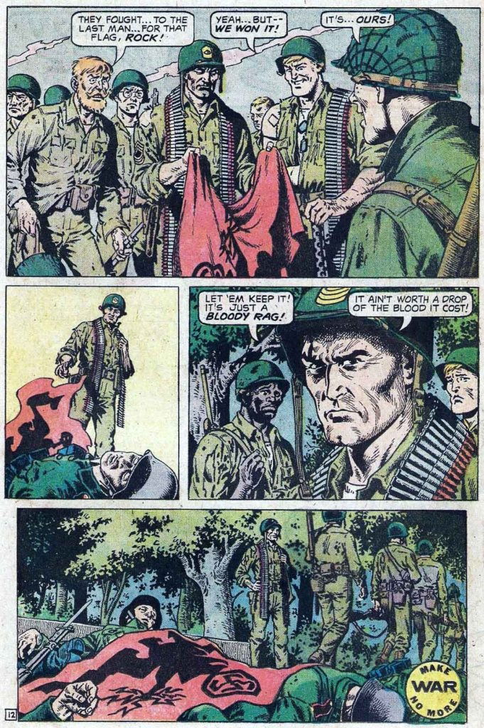 John Severin, Our Army At War, #272, Sgt. Rock, Cover Scene, in Greg ...